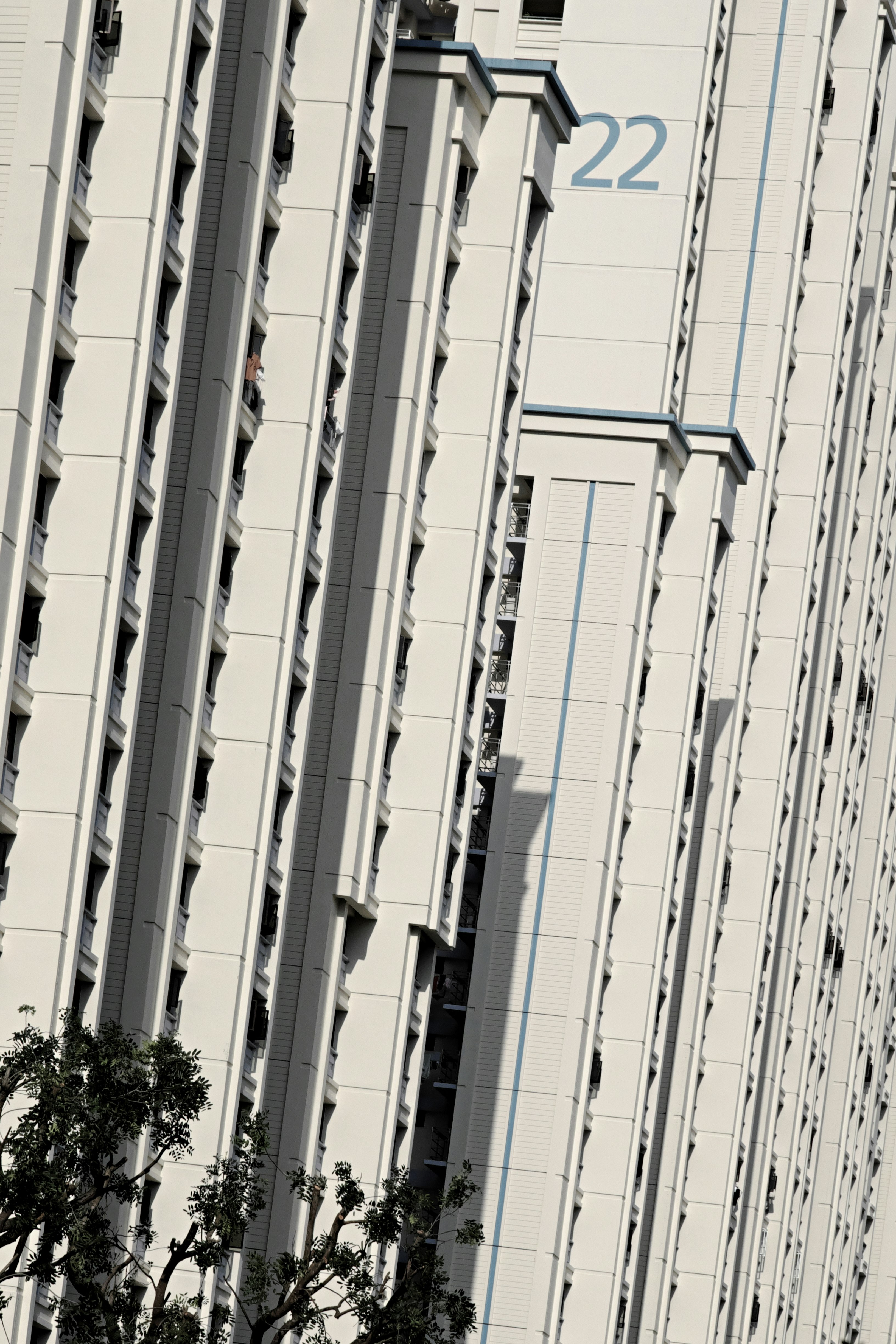 white and black concrete building